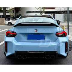 Adro Style Dry Carbon Fiber Rear Trunk Spoiler Wing For BMW G87 M2 2023-2027