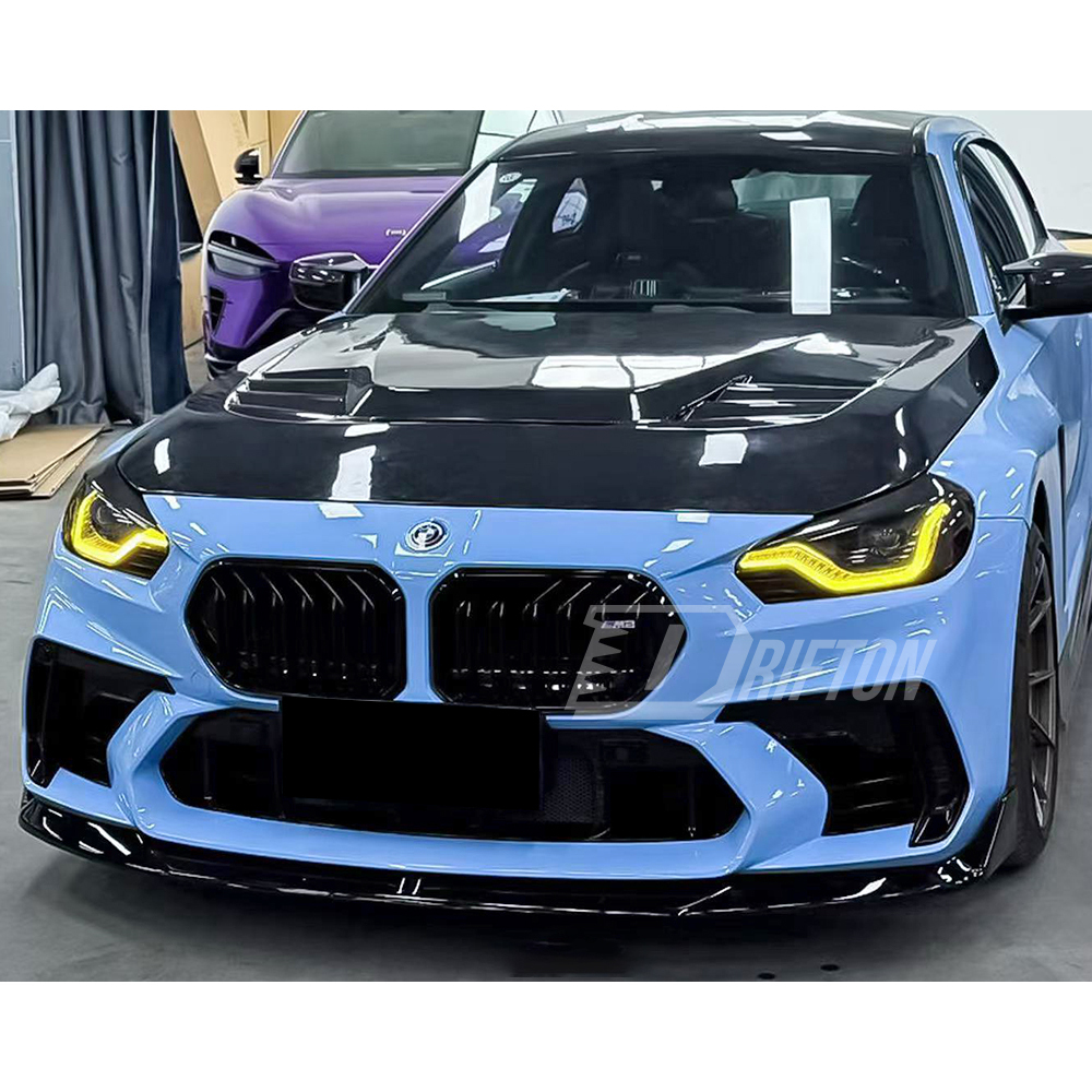 Adro Style PP x Dry Carbon Fiber Front Bumper Assemble For BMW G87 M2 2023-2027