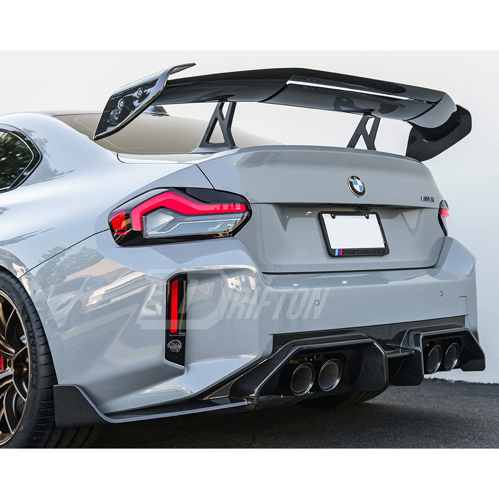 Adro V3 Style Dry Carbon Fiber Rear Spoiler GT Wing For BMW G87 M2 2023-2027