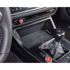 CS Style Dry Carbon Fiber Interiors Kits Center Console Assemble For BMW G87 M2 2023-2027
