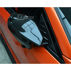Dry Carbon Fiber A Pillar Triangle Windows Cover For BMW G87 M2 2023-2027