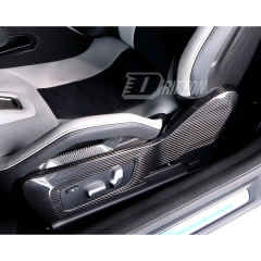 Dry Carbon Fiber Interiors Kits Seat Side Frame Panels Cover For BMW G87 M2 2023-2027