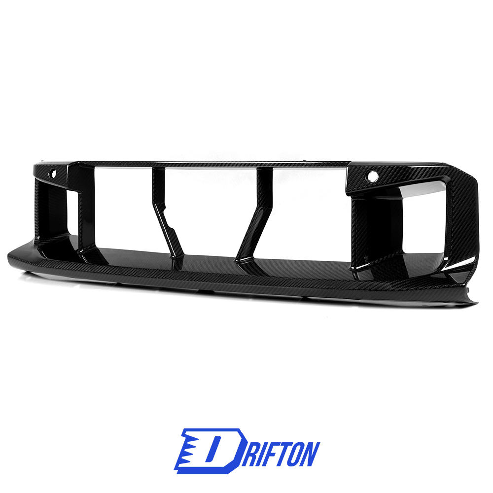 OEM Style Dry Carbon Fiber Front Bumper Lower Grille For BMW G87 M2 2023-2027