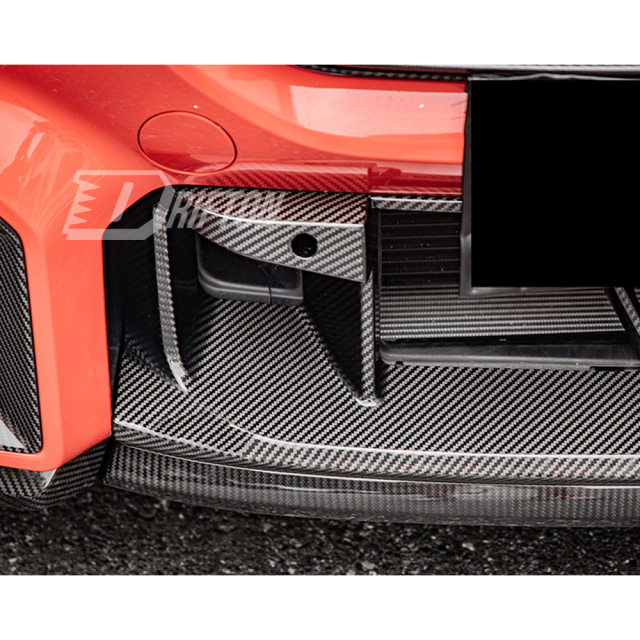 OEM Style Dry Carbon Fiber Front Bumper Lower Grille For BMW G87 M2 2023-2027