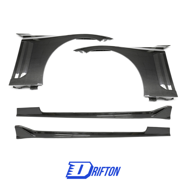 Vorsteiner Style Dry Carbon Fiber Fenders & Side Skirts Set For BMW G87 M2 2023-2027