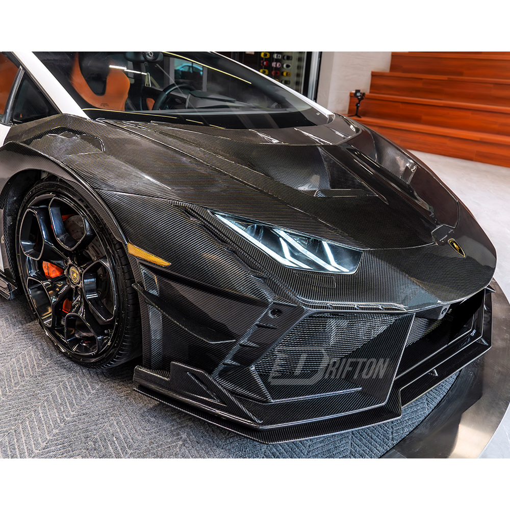 CMST Style Dry Carbon Fiber Hood Bonnet For Lamborghini Huracan LP610 & LP580 & EVO & Tecnica 2014-2025