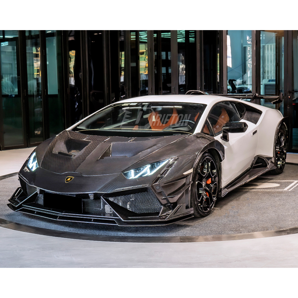 CMST Style Dry Carbon Fiber Hood Bonnet For Lamborghini Huracan LP610 & LP580 & EVO & Tecnica 2014-2025
