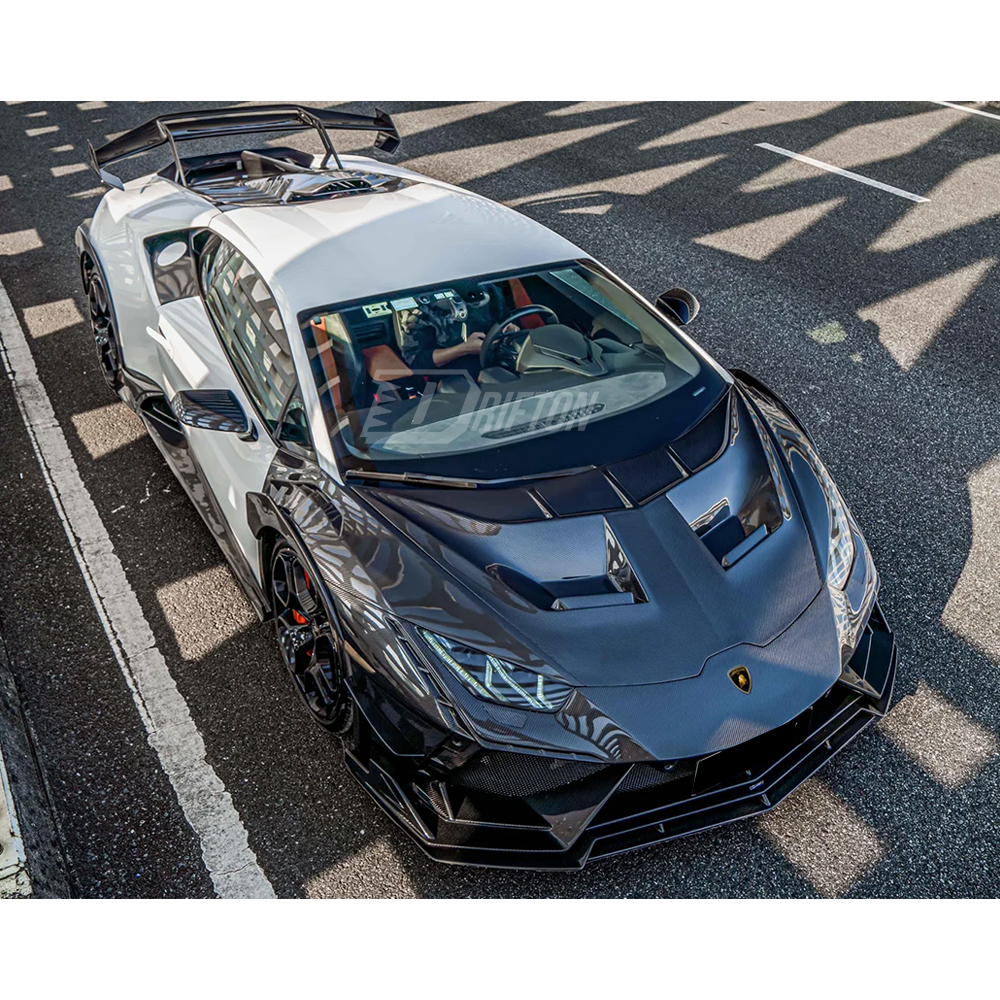 CMST Style Dry Carbon Fiber Hood Bonnet For Lamborghini Huracan LP610 & LP580 & EVO & Tecnica 2014-2025