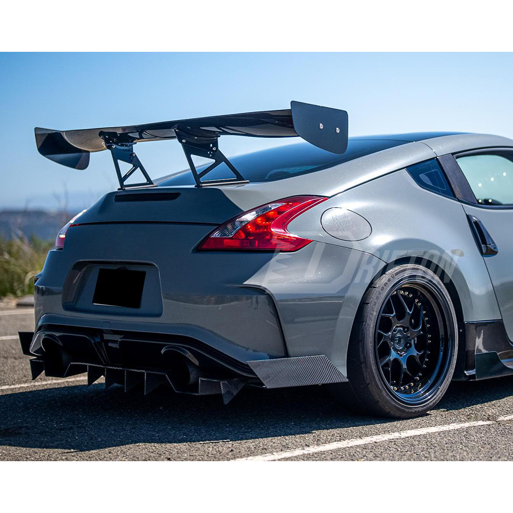 APR GTC300 61“ Style Carbon Fiber Rear Spoiler GT Wing For Nissan 370Z Z34 2008-2019