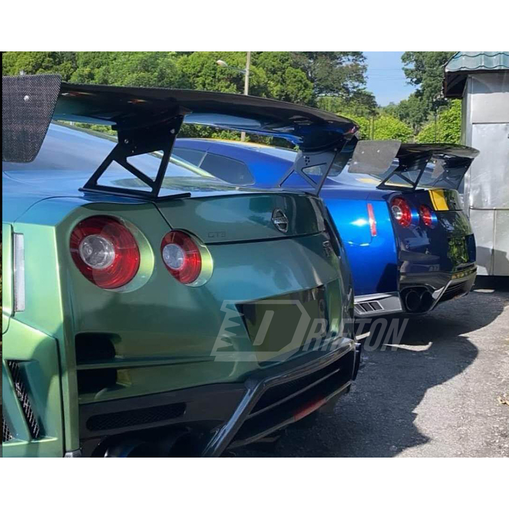 APR Style Carbon Fiber Rear Spoiler GT Wing For Nissan R35 GTR 2008-2026