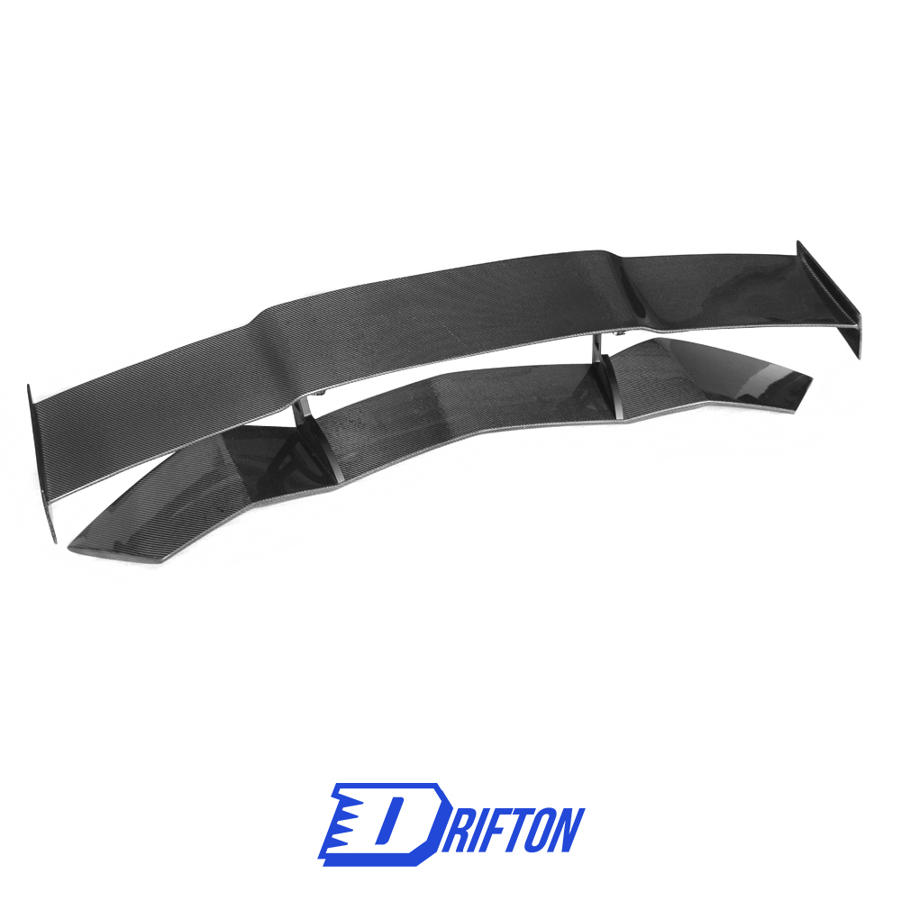Drifton Sytle Carbon Fiber Rear Spoiler Wing With Base Lid For Lamborghini Aventador & S & SV LP700 LP740 LP750 2011-2021