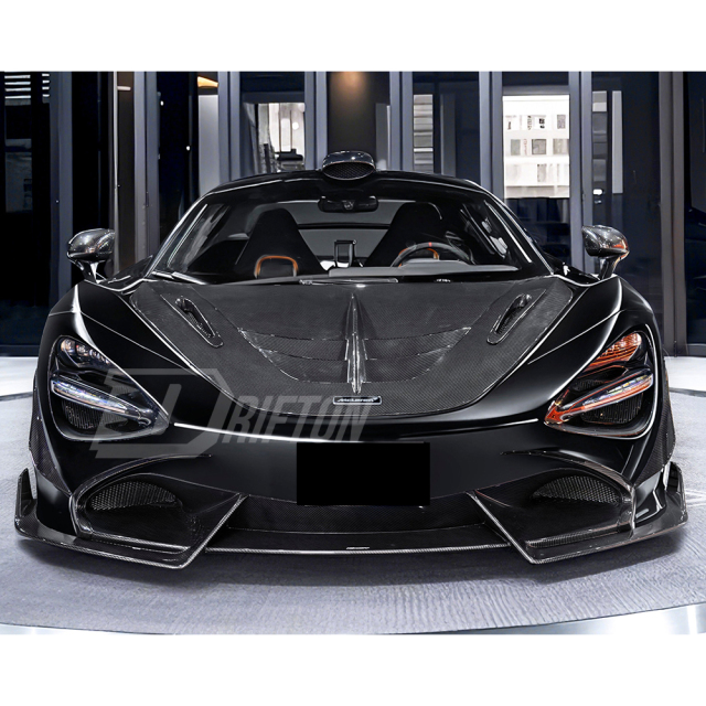 CMST V2 Style Dry Carbon Fiber Front Lip For Mclaren 720S 2017-2022