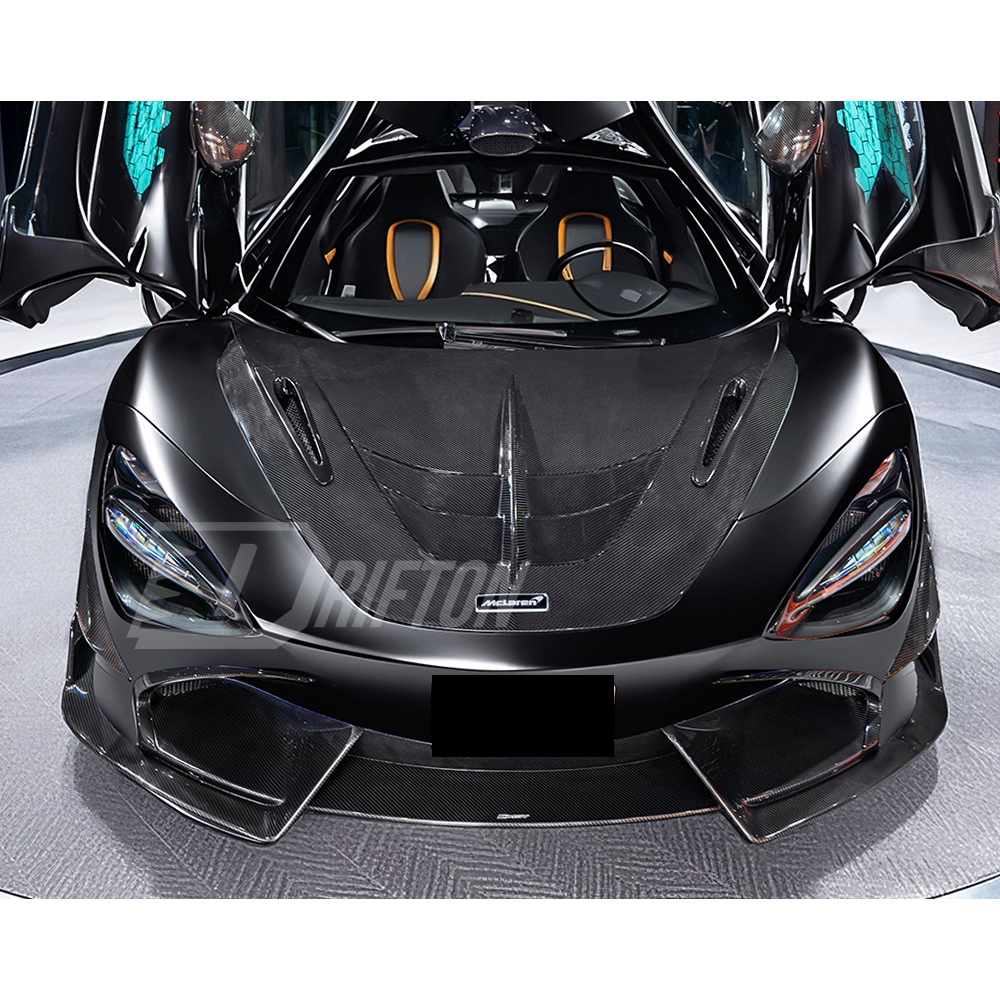 CMST V2 Style Dry Carbon Fiber Front Lip For Mclaren 720S 2017-2022