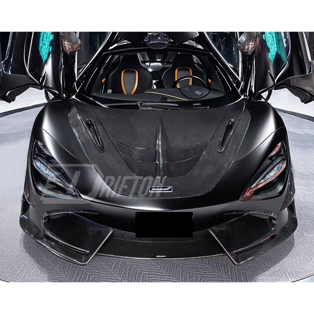 CMST V2 Style Dry Carbon Fiber Front Lip For Mclaren 720S 2017-2022
