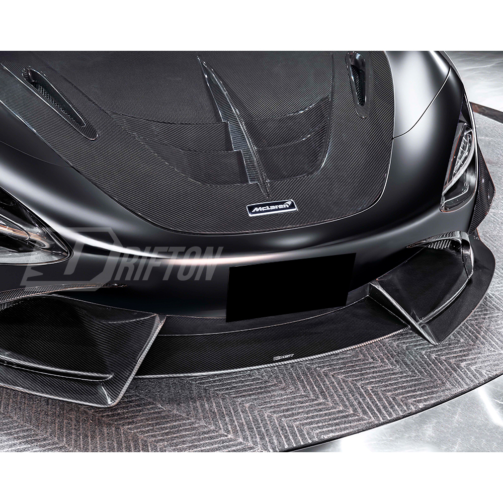 CMST V2 Style Dry Carbon Fiber Front Lip For Mclaren 720S 2017-2022