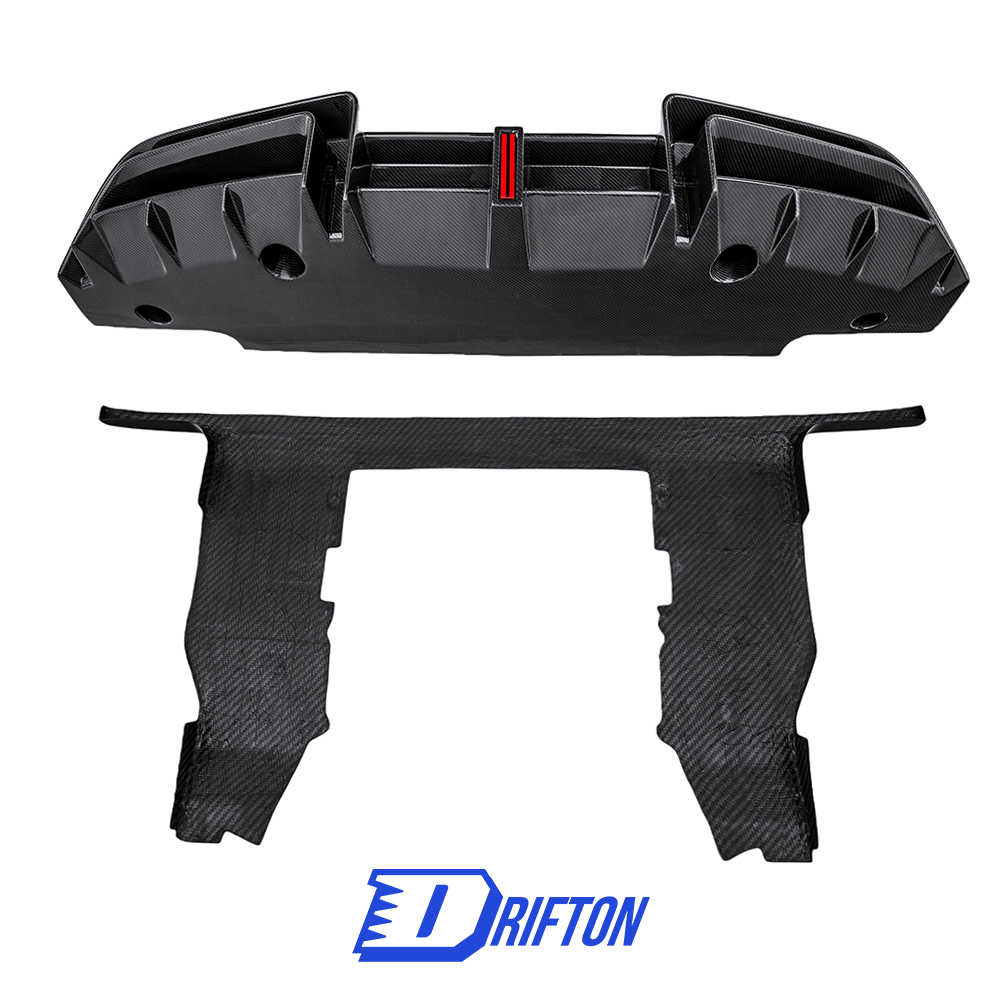 CMST V2 Style Dry Carbon Fiber Rear Diffuser With Underboard For Mclaren 720S & 750S 2017-2026