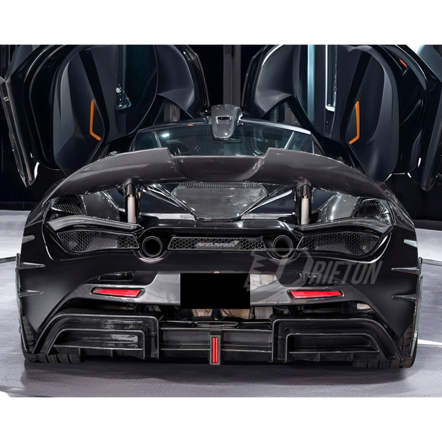 CMST V2 Style Dry Carbon Fiber Rear Diffuser With Underboard For Mclaren 720S & 750S 2017-2026
