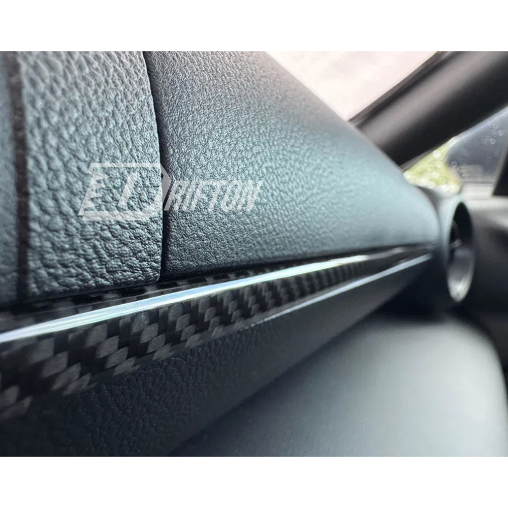 Dry Carbon Fiber Interiors Kits Dash Strip Cover For Subaru BRZ ZD8 Toyota GR86 ZN8 2021-2024