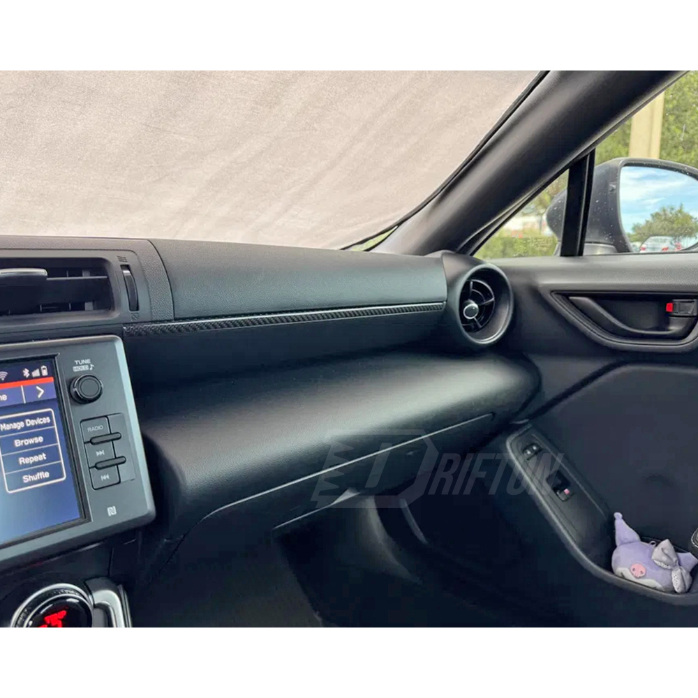 Dry Carbon Fiber Interiors Kits Dash Strip Cover For Subaru BRZ ZD8 Toyota GR86 ZN8 2021-2024