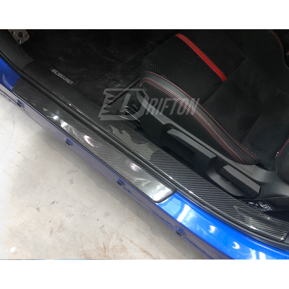 Dry Carbon Fiber Interiors Kits Inner Door Sills Cover For Subaru BRZ ZD8 Toyota GR86 ZN8 2021-2024