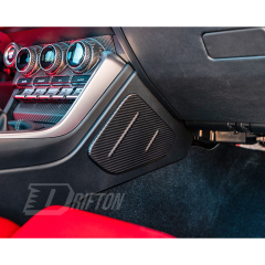 Dry Carbon Fiber Interiors Kits Knee Pad Panel Cover For Subaru BRZ ZD8 Toyota GR86 ZN8 2021-2024