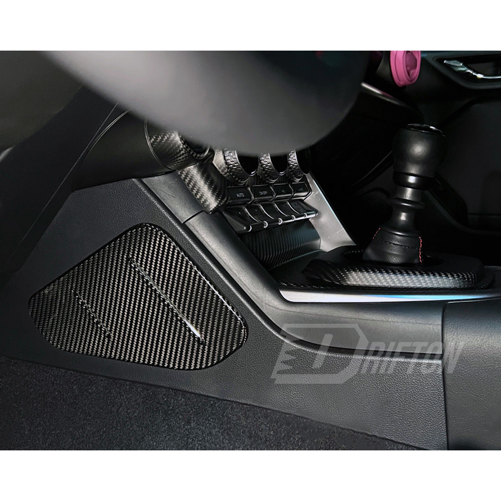 Dry Carbon Fiber Interiors Kits Knee Pad Panel Cover For Subaru BRZ ZD8 Toyota GR86 ZN8 2021-2024