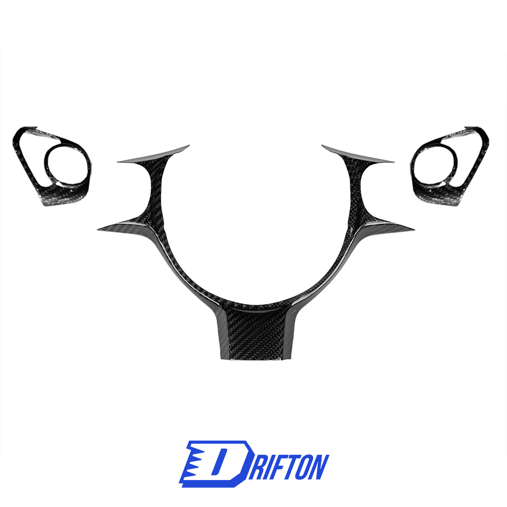 Dry Carbon Fiber Interiors Kits Steering Wheel Cover For Subaru BRZ ZD8 Toyota GR86 ZN8 2021-2024