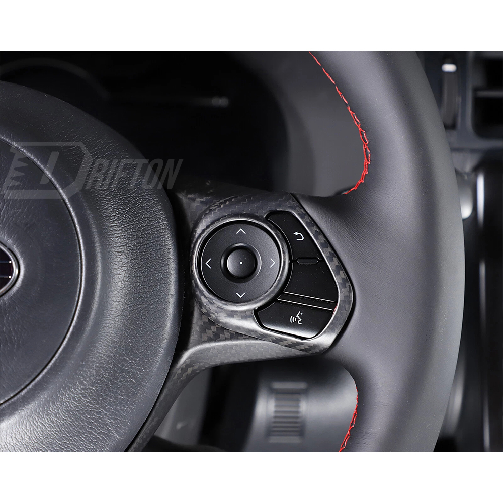 Dry Carbon Fiber Interiors Kits Steering Wheel Cover For Subaru BRZ ZD8 Toyota GR86 ZN8 2021-2024