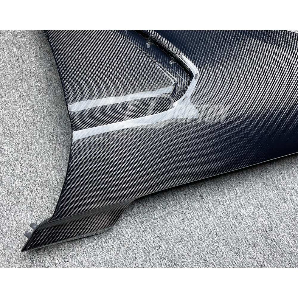 GT350 Style Carbon Fiber Front Fenders For Ford Mustang Gen6 S550.1 2015-2017