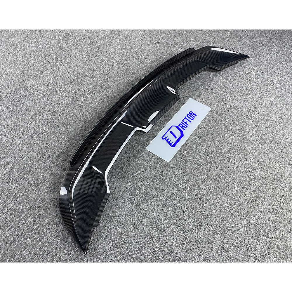 GT500 Style Carbon Fiber Rear Trunk Spoiler Wing For Ford Mustang Gen6 S550.1 S550.2 2015-2023