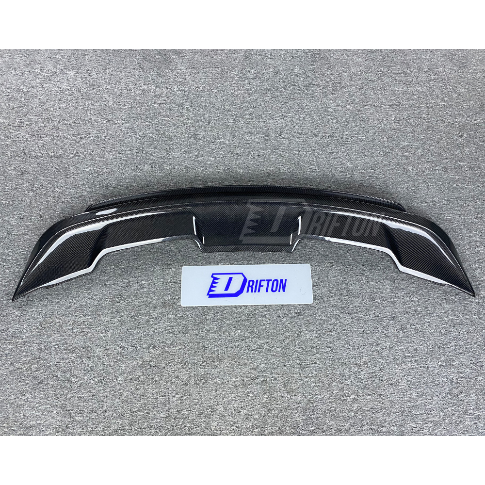 GT500 Style Carbon Fiber Rear Trunk Spoiler Wing For Ford Mustang Gen6 S550.1 S550.2 2015-2023
