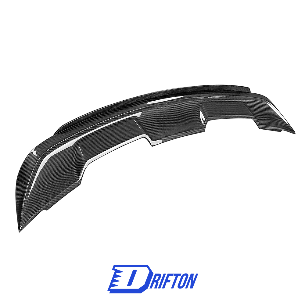 GT500 Style Carbon Fiber Rear Trunk Spoiler Wing For Ford Mustang Gen6 S550.1 S550.2 2015-2023