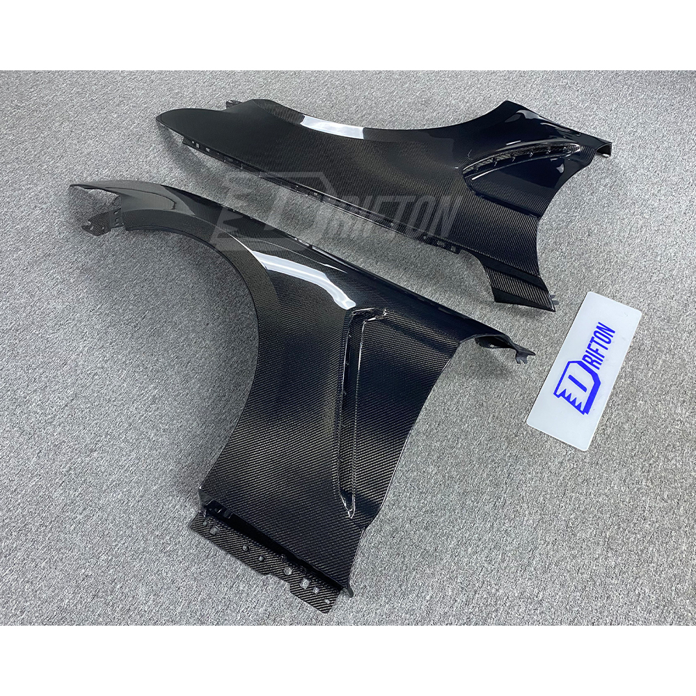 GT350 Style Carbon Fiber Front Fenders For Ford Mustang Gen6 S550.1 2015-2017