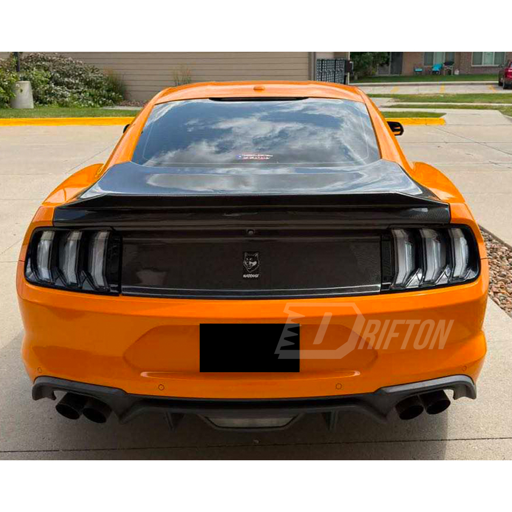Ducktail Style Carbon Fiber Rear Trunk Boot Lid For Ford Mustang Gen6 S550.1 S550.2 2015-2023