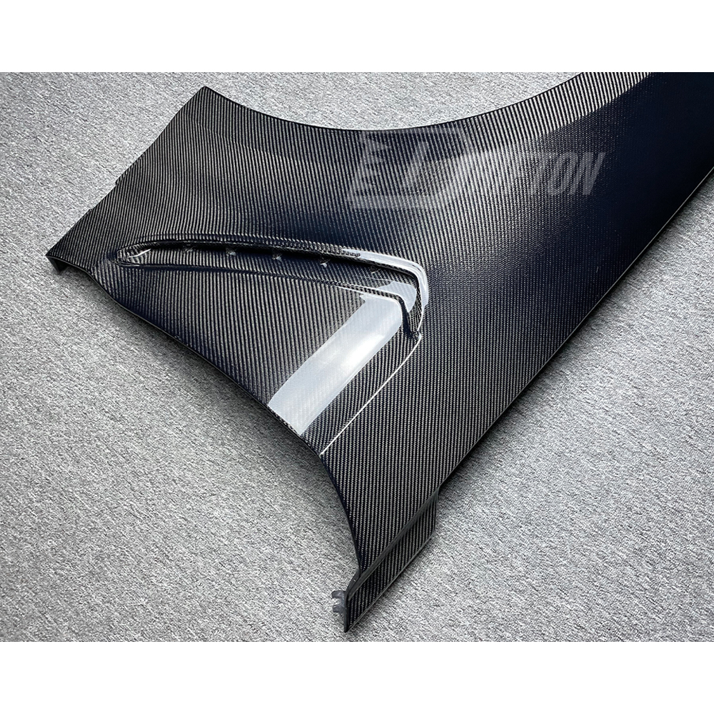 GT350 Style Carbon Fiber Front Fenders For Ford Mustang Gen6 S550.1 2015-2017