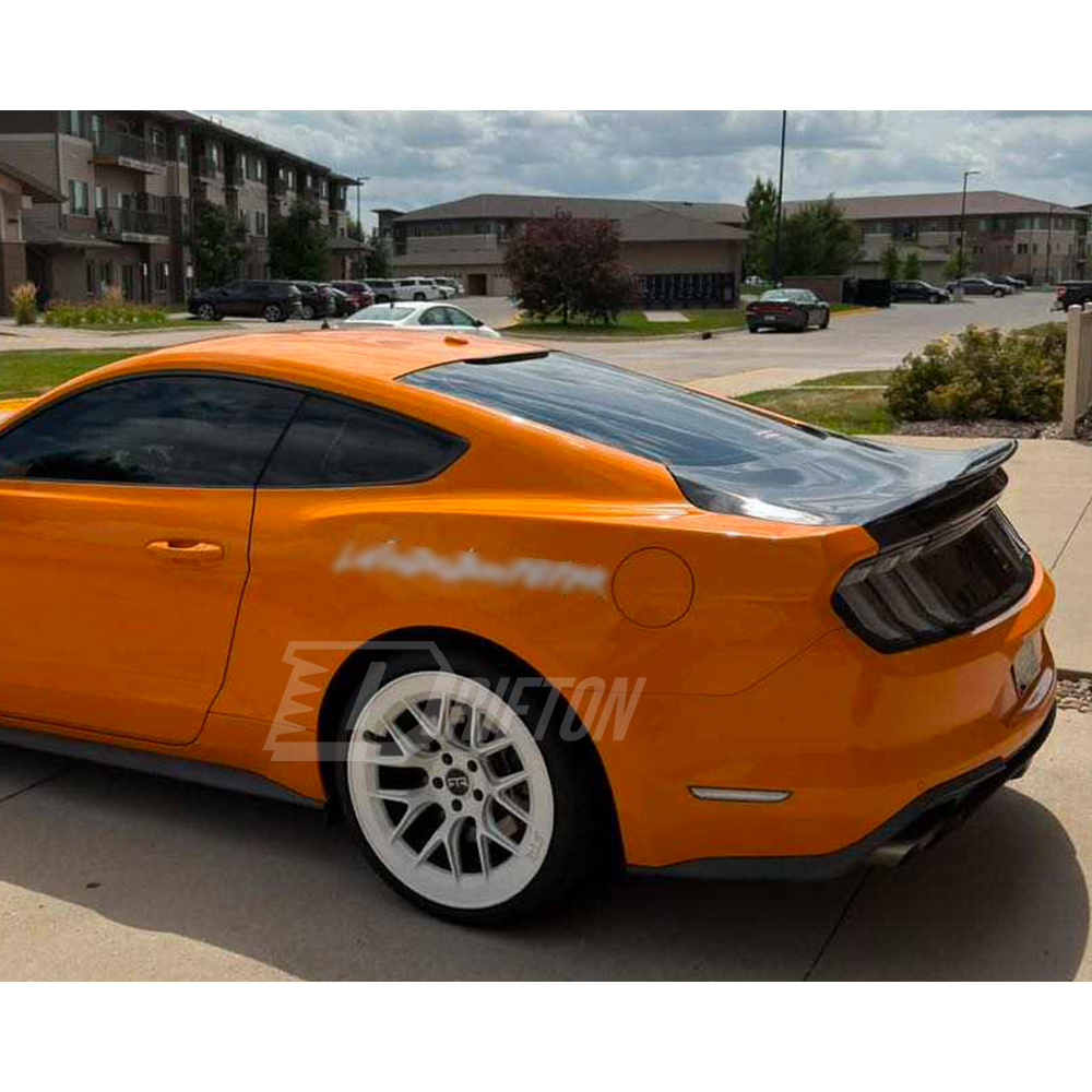 Ducktail Style Carbon Fiber Rear Trunk Boot Lid For Ford Mustang Gen6 S550.1 S550.2 2015-2023