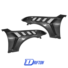 GTD Style Dry Carbon Fiber Fender For Ford Mustang Gen7 S650 2024-On