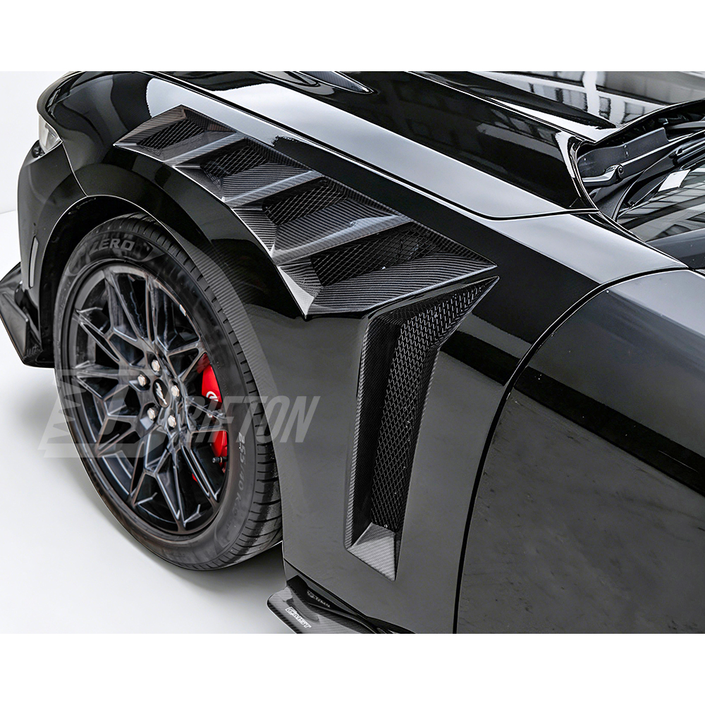 CMST Style Carbon Fiber Front Fenders For Ford Mustang Gen7 S650 2024-On