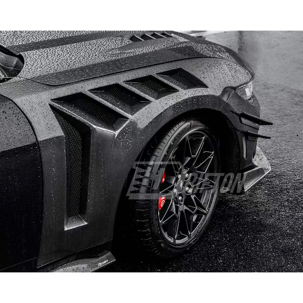 CMST Style Carbon Fiber Front Fenders For Ford Mustang Gen7 S650 2024-On