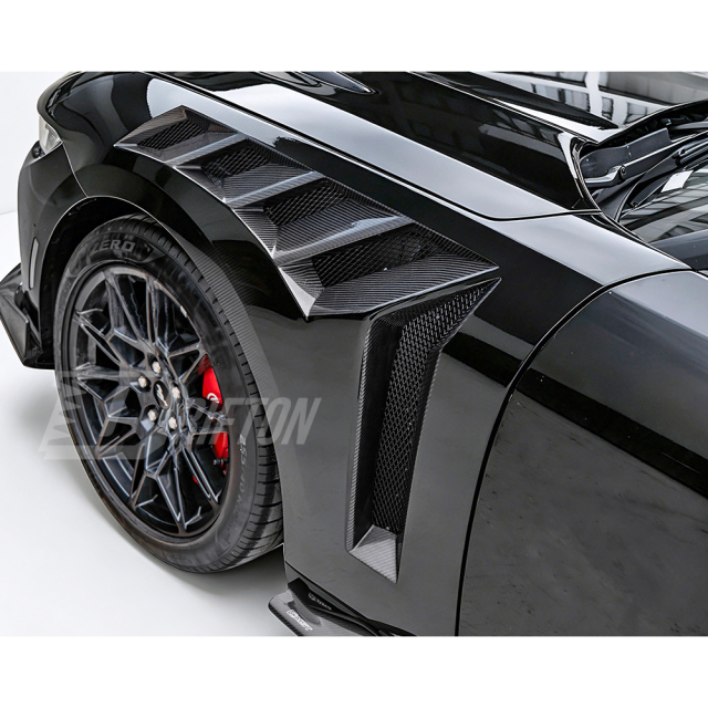 CMST Style Carbon Fiber Front Fenders For Ford Mustang Gen7 S650 2024-On
