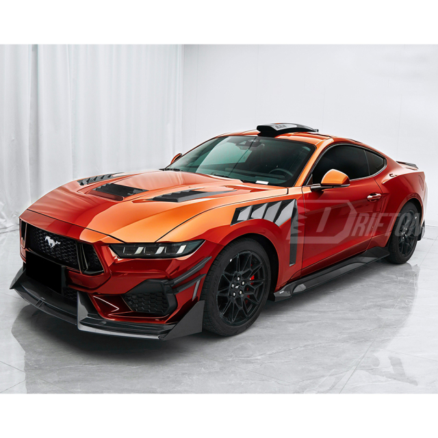 CMST Style Carbon Fiber Hood Bonnet For Ford Mustang Gen7 S650 2024-On