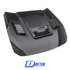 CMST Style Carbon Fiber Hood Bonnet For Ford Mustang Gen7 S650 2024-On