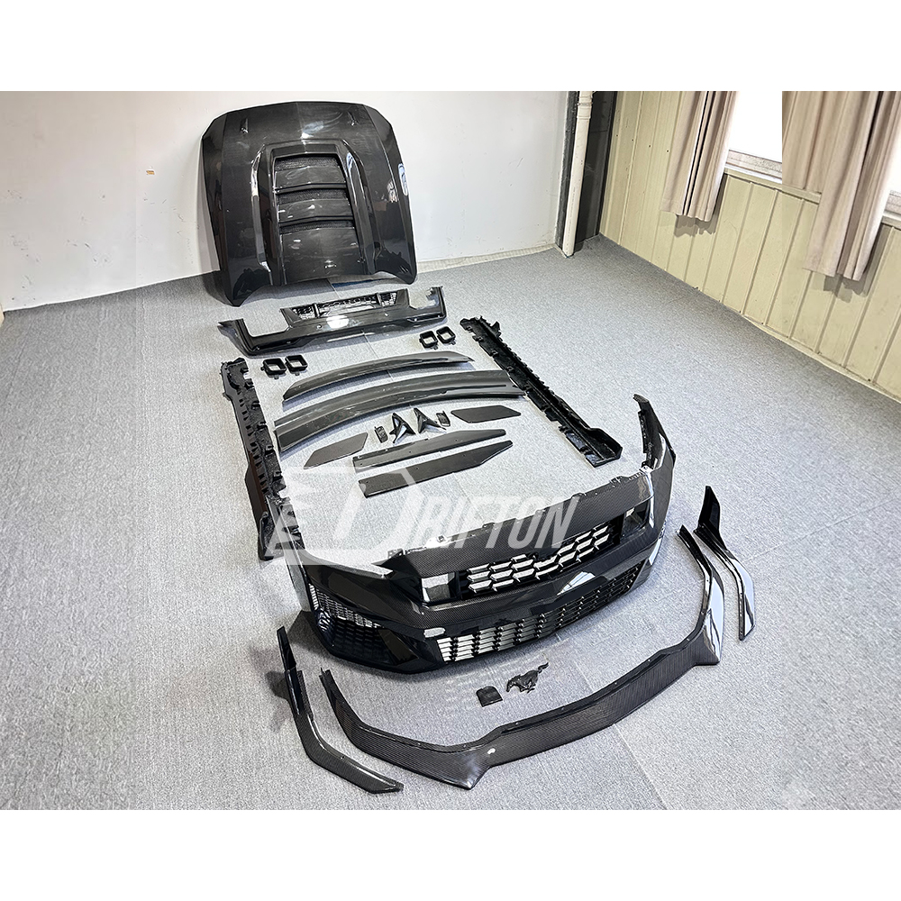 Dark Horse SC Style Carbon Fiber Body Kits with Hood For Ford Mustang Gen7 S650 2024-On