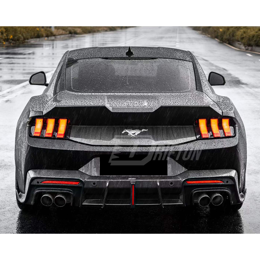 CMST V1 Style Carbon Fiber Rear Diffuser For Ford Mustang Gen7 S650 2024-On