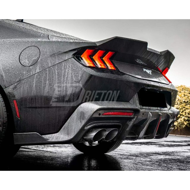 CMST V1 Style Carbon Fiber Rear Diffuser For Ford Mustang Gen7 S650 2024-On