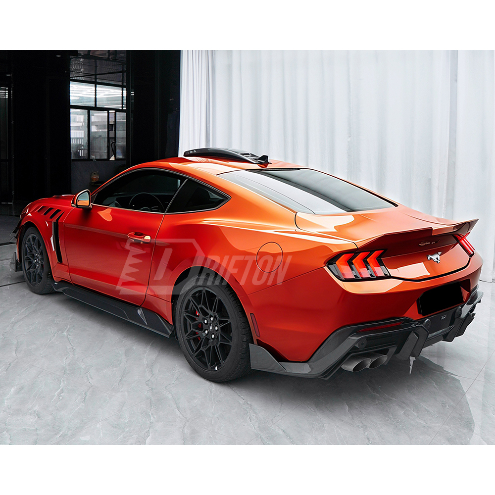 CMST V2 Style Carbon Fiber Rear Diffuser For Ford Mustang Gen7 S650 2024-On