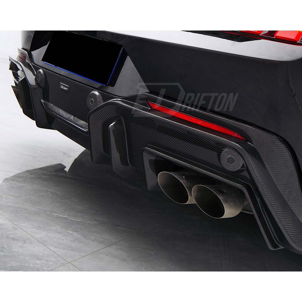 CMST V2 Style Carbon Fiber Rear Diffuser For Ford Mustang Gen7 S650 2024-On