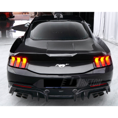 CMST V2 Style Carbon Fiber Rear Diffuser For Ford Mustang Gen7 S650 2024-On