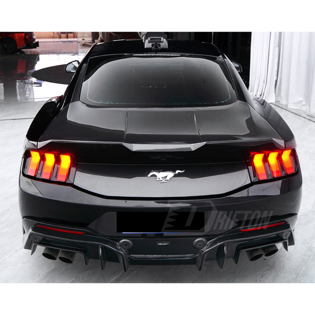 CMST V2 Style Carbon Fiber Rear Diffuser For Ford Mustang Gen7 S650 2024-On