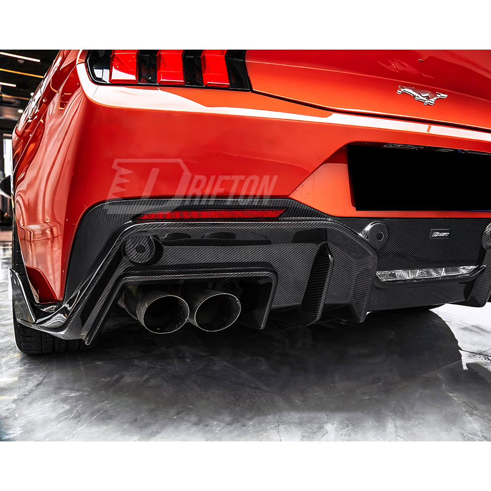 CMST V2 Style Carbon Fiber Rear Diffuser For Ford Mustang Gen7 S650 2024-On